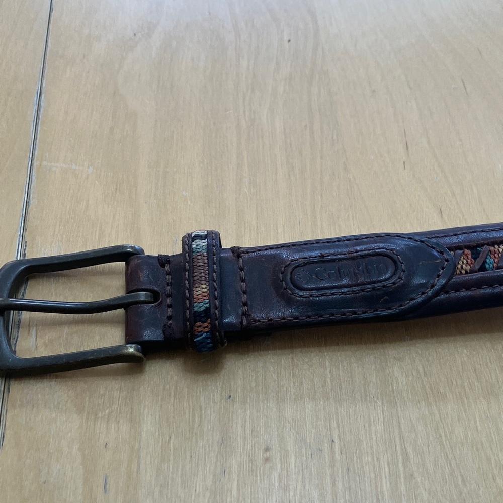 Vintage Men’s Southwestern Style‎ Columbia Belt | 34